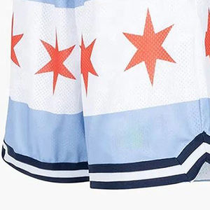 Short de basket-ball double couche BSCI de meilleure qualité Pantalon d'entraînement à séchage rapide avec logo personnalisé Option grande taille pour vêtements de sport d'été - Product Image 5