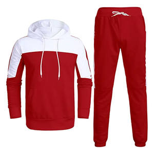 Chándal personalizado para hombre, conjunto de Sudadera con capucha de gran tamaño con logotipo estampado en blanco, Sudadera con capucha de talla grande para hombre, chándal unisex de algodón 100% para correr para hombre - Product Image 1