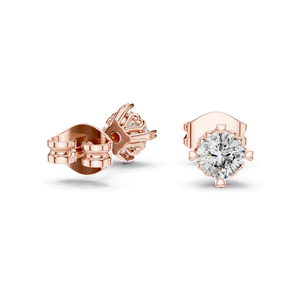 Pendientes de Diamantes de Laboratorio de 1 Quilate para Mujer, Claridad VVS-VS EF, Oro de 18 Quilates, 14 Quilates, 10 Quilates y Plata 925, Oro Rosa, Amarillo y Blanco - Product Image 1