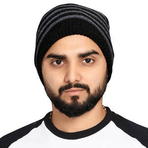 หมวกผ้าแจ็คการ์ดแบบสวมหัวสำหรับผู้ชายและผู้หญิงหมวกผ้าแจ็คการ์ดแบบถักทันสมัยออกแบบได้ตามต้องการ - Product Image 1