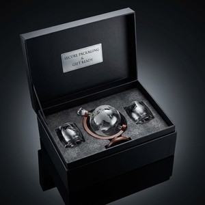 Ensemble de <span class=keywords><strong>carafe</strong></span> à whisky <span class=keywords><strong>globe</strong></span> gravé en verre borosilicate de haute qualité, style bateau antique, avec bouchon et entonnoir verseur, cadeau d'affaires - Product Image 5