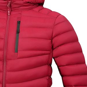 Nouvel arrivage de blouson bombardier d'hiver pour hommes veste Streetwear à fermeture éclair et col montant logo imperméable à l'avant - Product Image 3