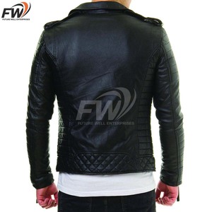 Chaqueta de cuero para hombre con forro suave, corte clásico, ropa exterior para moda urbana diaria, atuendos casuales y estilo informal para el día a día. - Product Image 4