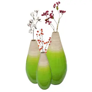 עונה חדשה פריט הסתחרר במבוק פרח אגרטלי עיצוב עץ מפותל בית חתונה שולחן דקור תוצרת וייטנאם
