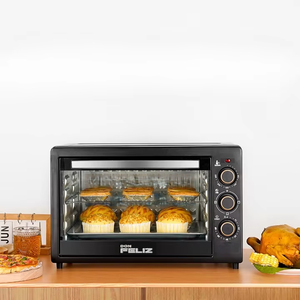 Horno Eléctrico de Encimera de 22L, con Convección, Grill, Tostador, Acero Inoxidable, Asador, Incluye Bandeja para Hornear, para Uso Doméstico - Product Image 2