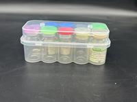 Boîte de stockage de vaccins en plastique PET stérile personnalisée de 3 ml, 1 pièce, petit support de flacon pour vaccins peptidiques - Vente en gros