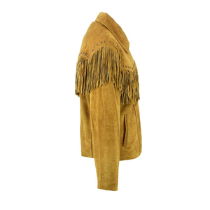 Vestes en cuir de vache décontractées pour l'extérieur, pour adultes et garçons, style western Stetson Ranch, coupe-vent, traitement écologique - Product Image 3