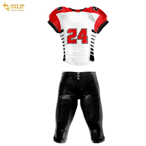 Wholesale <b>Light</b>-Weight Short Sleeve American Football Uniforms XL Pant Outdoor Plus Size Custom Logo Breathable 100% Polyester - Product Image 4