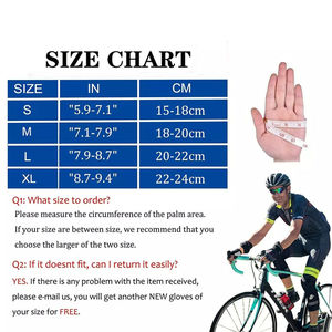Gants de cyclisme de haute qualité à doigts courts, en tissu respirant et doux, absorbant les chocs, pour la gym et les activités de plein air - Product Image 5