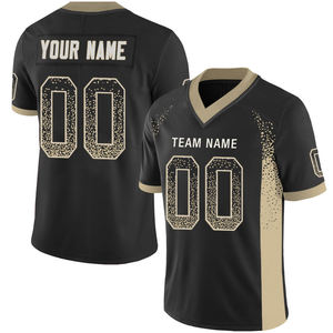 Wholesale American Football Jersey V Neck Custom Sublimation Printed Team Uniforms Breathable Sportswear OEM Service - Product Image 6