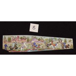 Arte de pared persa en miniatura sobre hueso, pintura artística hecha a mano, lista para decoración del hogar, 9 x 2 Abcpm0161 - Product Image 1