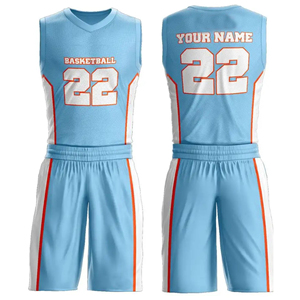 Maillots de basket-ball sur mesure pour hommes uniforme de basket-ball uni - Product Image 1