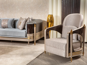 Modern Luxury L-Shape Living Room <b>Sofa</b> Set <b>Wood</b> <b>Frame</b> Fabric Upholstered Lounge Seating for Mall Entry Hotel Villa Apartment - Product Image 3
