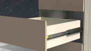 Mayorista Fabricante Alto Rendimiento Heavy Duty RSL53 304 Cajón de acero inoxidable Diapositivas Cerradura Silenciosa para la cocina Áreas húmedas - Product Image 6