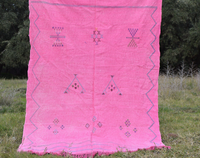 Bubblegum Rose Marocain Amazigh Sabra Cactus Tapis Décor À La Maison Tapis Tufté À La Main OEM