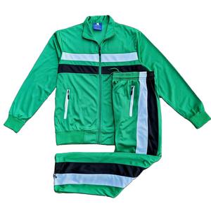 Último modelo nuevo diseño 2024 llegada marca de moda americana gran oferta chándal/poliéster satén rayas laterales mostrar chándal - Product Image 5