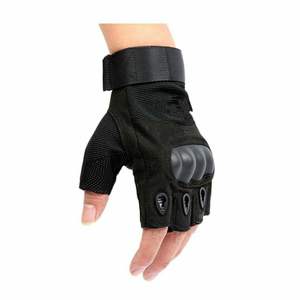 Gants de moto à demi-doigts pour usage quotidien, unisexe, avec logo personnalisé - Product Image 4