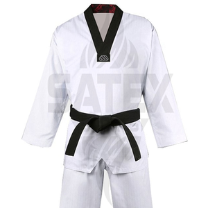 Uniformes de Taekwondo Más Vendidos, 100% Algodón, Secado Rápido, Transpirable, para Entrenamiento de Artes Marciales, Unisex, Adulto - Product Image 2