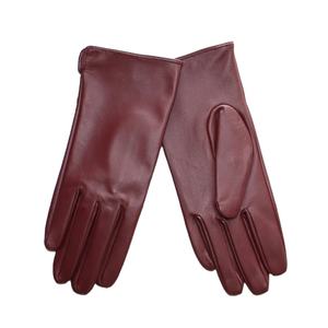 ถุงมือหนังแกะสำหรับผู้หญิงถุงมือหนังสำหรับผู้หญิงถุงมือหนังสตรีให้ความอบอุ่นในฤดูหนาว - Product Image 2
