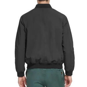 Chaqueta de bombardero informal para hombre Servicio OEM Más vendido 100% Poliéster Impermeable Tela de lona de invierno Procesamiento en bruto - Product Image 2