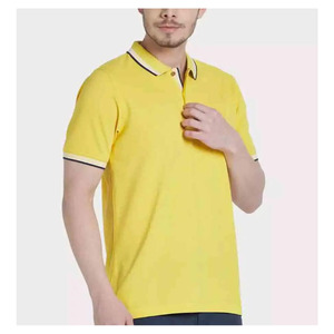 Camiseta para hombre 100% algodón, manga corta, tejido de punto, logotipo personalizado e impresión, tela transpirable, polo para hombre - Product Image 4