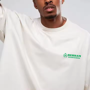 T-shirts décontractés pour hommes fabriqués au Pakistan, 100% coton, coupe ample, col rond, impression numérique, caractéristiques écologiques - Product Image 5