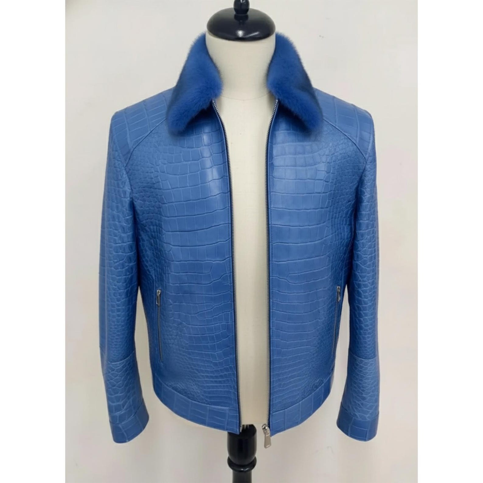 Wholesale Crocodile Genuine Leather Jackets Handmade Premium