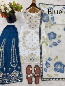 Kurta de Seda India y Pakistaní de Diseño Sterling Creations, Verde, Bordada, de Secado Rápido, hasta la Rodilla, para Fiesta - Product Image 3