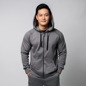 Trendy Custom High Quality Windproof Winter for Track Pants <b>Full</b> <b>Zip</b> <b>Hoodie</b> Jogger 2 Pieces Unisex Set Sweatsuits Ayat - Product Image 1