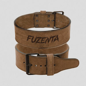 Cinturón de Levantamiento de Pesas de Cuero Genuino con Diseño de Camuflaje, Cinturón de Soporte Lumbar para Gimnasio, Entrenamiento de Fuerza y Peso Muerto - Product Image 3