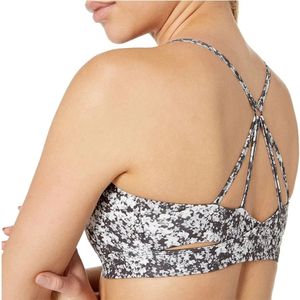 Sports Bras for <b>Women</b>, Medium Support Yoga Gym Activewear Bras With Pocket Ladies Latest Fitness Bra Yoga Clothing - Product Image 3