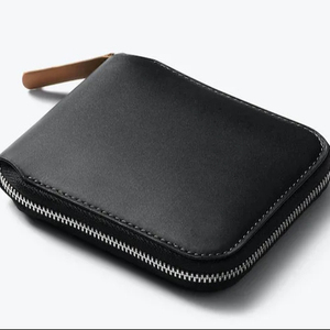 Monedero de lujo Premium para hombre, billetera de cuero de vaca genuino con bolsillo para monedas con cremallera para hombre, fabricado en la India - Product Image 1