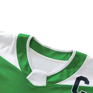 Custom Neutral Dark Green Ice Hockey Jersey Printing Professional Ice Hockey Factory Service - Product Image 2