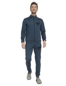 Pantalon de sport unisexe avec logo personnalisé OEM Survêtement coupe-vent de sport Survêtement pour homme 100% coton Sportswear Ensemble de sport personnalisé - Product Image 1