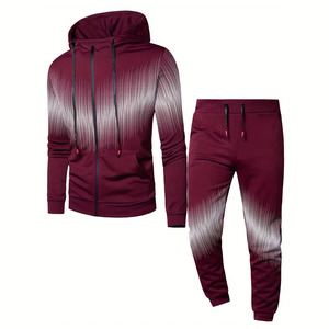Vente en gros OEM Survêtement sublimé à manches longues Sports personnalisés Survêtements de course en plein air pour hommes - Product Image 4