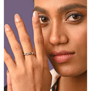 Anillos de Plata de Ley 925 de Primera Calidad para Mujer, Chapados en Rodio con Diamantes o Circonitas, Diseño Numérico, Joyería para Hombre - Product Image 3