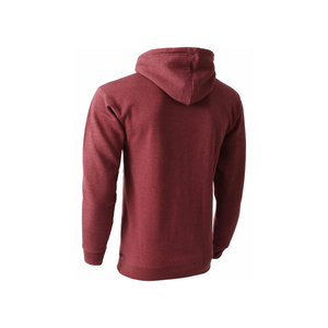 Sweat-shirt à capuche bordeaux pour homme, coupe classique, en molleton de coton, pull décontracté avec poche avant, idéal pour l'automne - Product Image 6