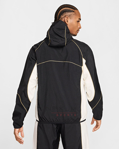 ชุดเสื้อกันลมสำหรับผู้ชายแจ็คเก็ตไนลอนสำหรับวิ่งจ๊อกกิ้งแจ็คเก็ตแบบรูดซิปครึ่งแฟชั่นล่าสุด - Product Image 4