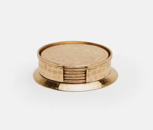 Sous-verres en métal plaqué argent de qualité supérieure avec bordures travaillées à la main et style élégant pour des intérieurs haut de gamme par décor impex - Product Image 3