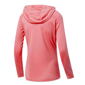 Camiseta con Capucha para Mujer, 100% Poliéster, Ajustada, Manga Larga, Protección Solar - Product Image 4