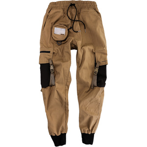 ชุดออกกำลังกายผ้าคอตตอนสำหรับผู้ชายกางเกงวิ่งขาตรงสำหรับออกกำลังกายผ้านุ่มทรงแบ็กกี้ออกแบบได้ตามต้องการ - Product Image 2