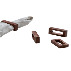 Servilleteros de madera rectangulares de alta calidad, colores y tamaños personalizados para vajilla y uso en hoteles, precio al por mayor - Product Image 1