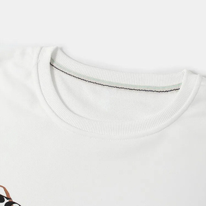 เสื้อสเวตเตอร์ผ้าฝ้ายแขนยาวสำหรับผู้หญิงเสื้อสเวตเชิ้ตแบบเรียบ - Product Image 4