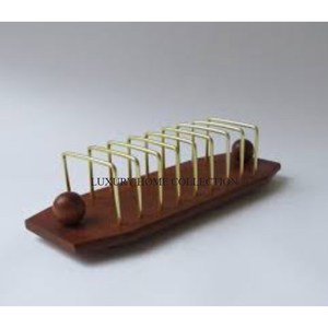 Luxury high grade stainless steel metal toast racks with smooth edges and an aesthetic appeal for elegant breakfast service - Product Image 6