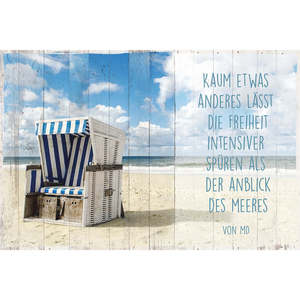 Marlene Dietrich Beach Chair <b>Poster</b> Canvas Wall Art for Beach or Home Decor - Product Image 1