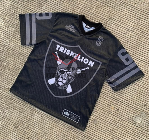 Maillot de football professionnel personnalisé en maille respirante à impression numérique, manches courtes, style ample, OEM - Product Image 2