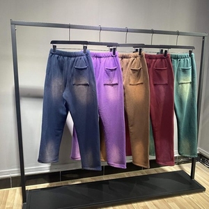 Pantalon de jogging Streetwear à séchage rapide et lavage à l'acide pour hommes pantalon de survêtement de gymnastique en polyester à coupe ample - Product Image 2