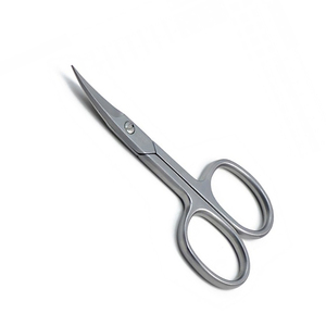Tijeras profesionales para cutículas, acabado Dall, hoja curva, Tijera para cutículas de uñas de belleza de acero inoxidable para alemanes - Product Image 1