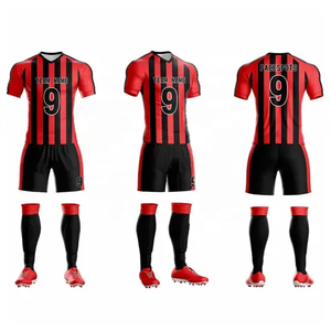 Maillot de football personnalisé Kit de football à séchage rapide Maillot de football Ensemble d'uniformes de football Maillot de football sublimé - Product Image 5