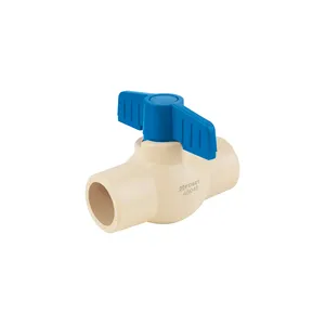 FOSET manuale CPVC valvole a sfera scatola di 10 3/4 'struttura di arresto per acqua ad alta temperatura Gas acido OEM personalizzabile - Product Image 1